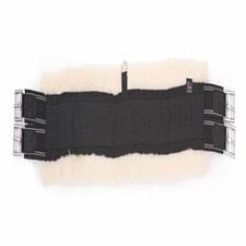 Shires Fleece Lined Girth Black | 46 Inch