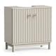 image 1 of VonHaus Victoria Stone Under Sink Bathroom Cabinet with Fluted Texture Doors
