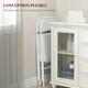 image 5 of HOMCOM 2 Pack Padded Folding Chairs with Cushioned Seat and Metal Frame White