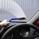 image 6 of 2Pcs Goodyear Windscreen Wonder Microfibre Cleaning Defogging Pad Long Handle Blue