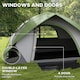 image 6 of Outsunny 3-4 Man Camping Tent withSewn-in Groundsheet, 3000mm Waterproof