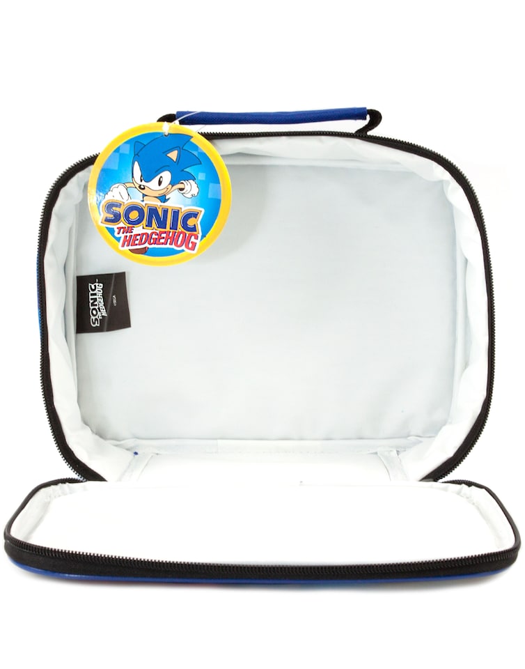 image 1 of Sonic The Hedgehog Lunch Bag for Kids | Dive into Boys' Retro Gaming Adventure | Food Container Fun with The Speedy Blue Hero | Durable Material for Active Adventures | Made for True Gaming Fans