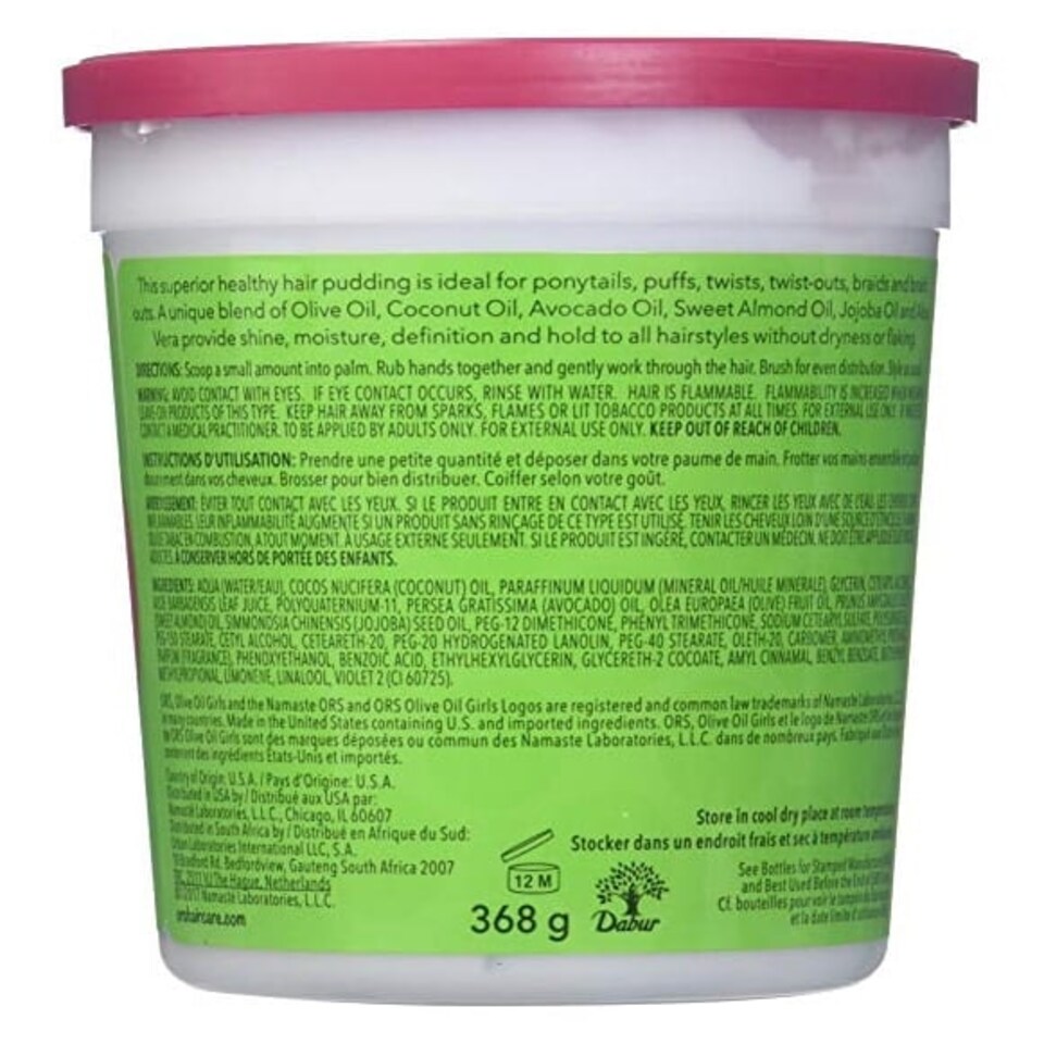 image 1 of ORS Olive Oil Girls Hair Pudding Jar 368 g 368 g
