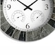 image 3 of 13.5" Faux Slate Waterproof Indoor/Outdoor Wall Clock with Thermometer & Hygrometer
