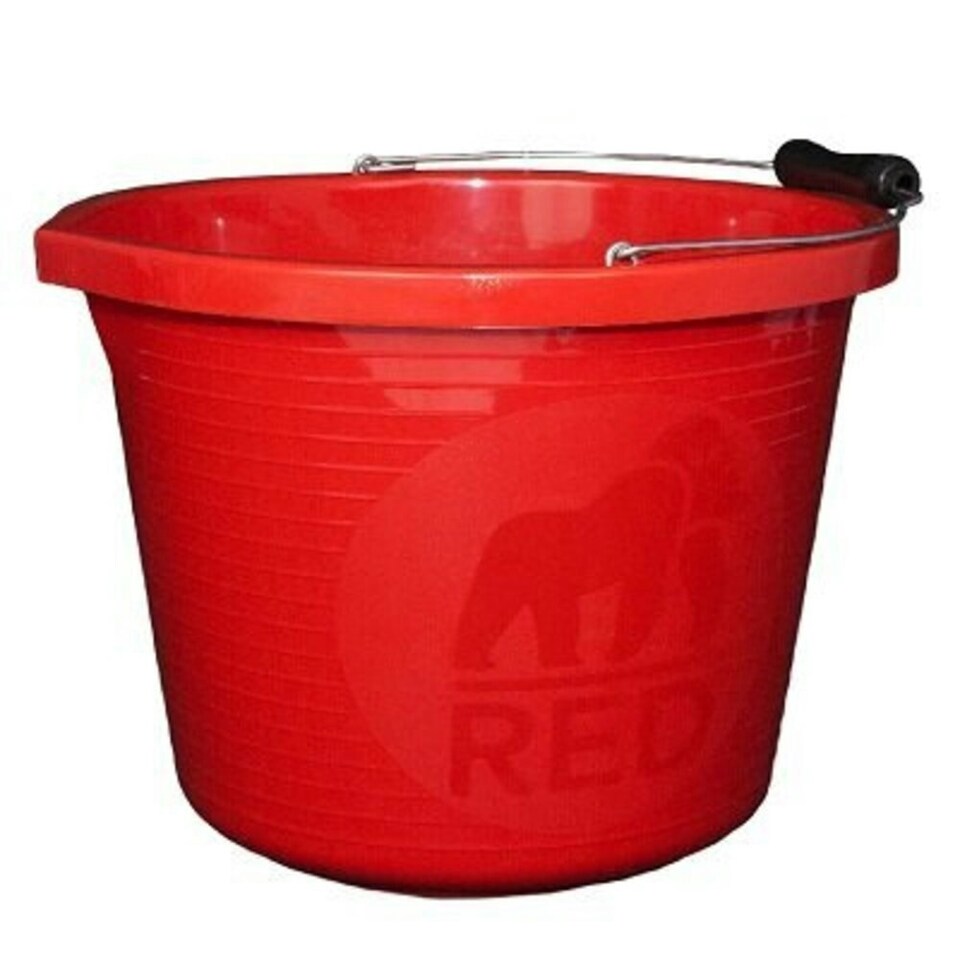 image 1 of Red Gorilla Premium Bucket - Red - 14L