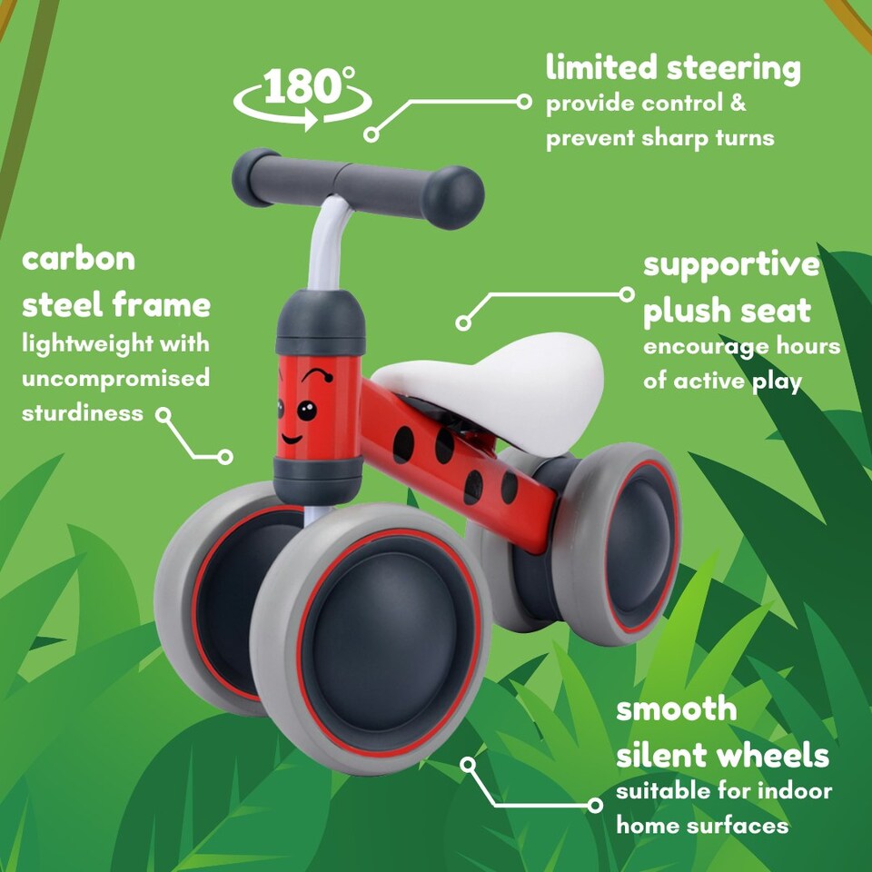image 1 of BOLDCUBE x Betty Ladybird - Baby Balance Bike