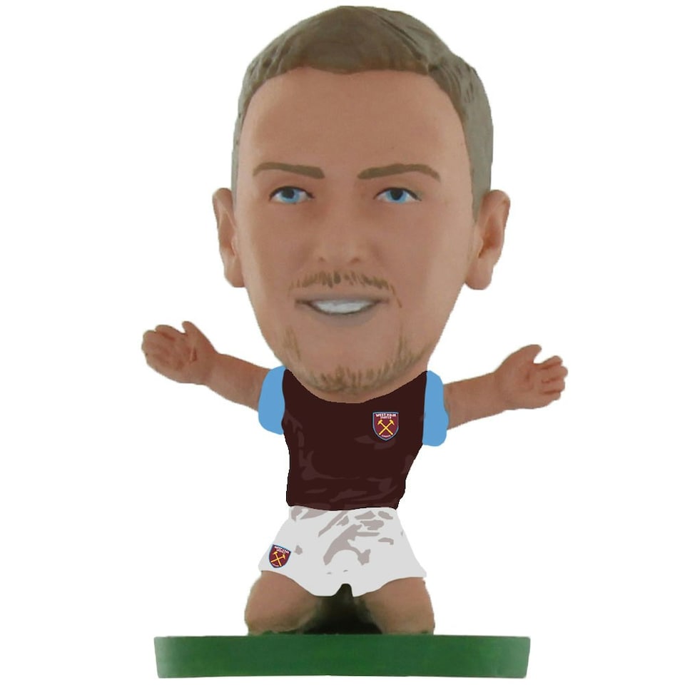 West Ham United FC Jarrod Bowen SoccerStarz Football Figurine - Multicoloured - One Size