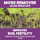 image 3 of Vitax Moss Remover 100 square meter Tub Lawn Fertiliser for Moss Removal & Feeding Greener Lawn No Rake 12 Week Feed UK Lawn Coe