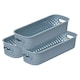 image 1 of SmartStore Essence Slim Sea Salt Storage Tray Basket 1.3L, 3 Pack Blue