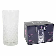 Set of glasses LAV Odin 6 Pieces (4 Units) (356 ml) N/A