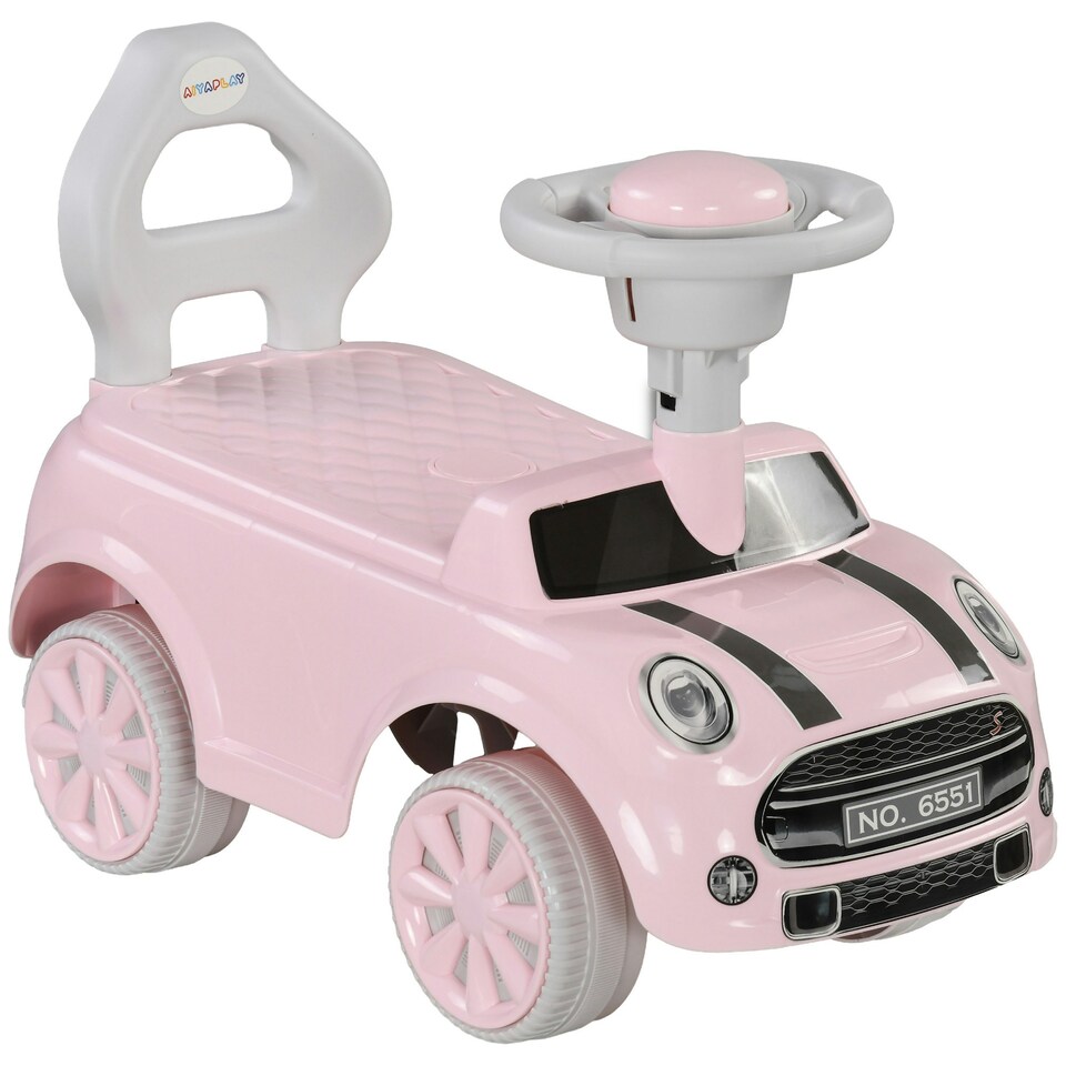 image 1 of AIYAPLAY Ride On Car Foot To Floor Sliding Car w/ Air Horn - Pink