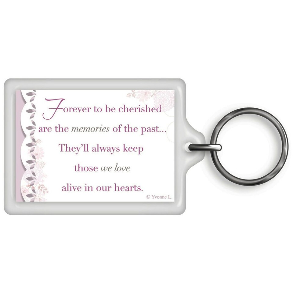 image 1 of Memories Never Die Celebrity Style World's Best Keyring