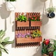 image 2 of Outsunny Wooden Garden Planters with Trellis Wall-mounted Raised Bed Brown