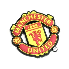 Manchester United FC Crest Fridge Magnet - Yellow/Red - One Size