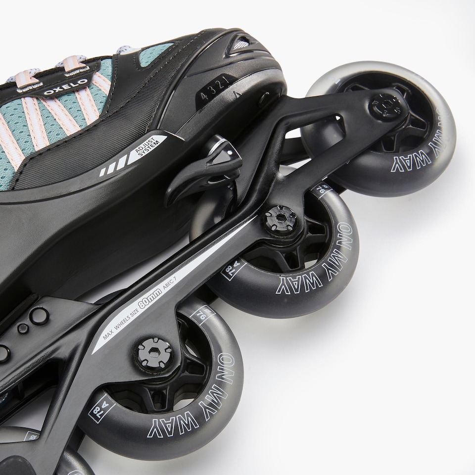 image 1 of Decathlon Kids' Inline Fitness Skates Fit 5