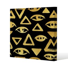 Eyes & Pyramids (Canvas Print) 114 x 114 x 4cm