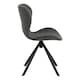 image 3 of Batilda Swivel Dining chairs in Grey Fabic Set of 2