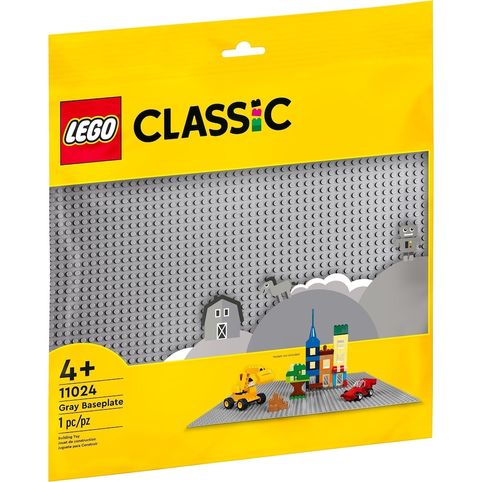 image 1 of LEGO 11024 Classic Baseplate 48x48 Light Gray
