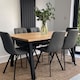 image 8 of KUKOON Handmade Boucle Area Rug Soft Pile Living Room Jute Plain 80cm x 150cm
