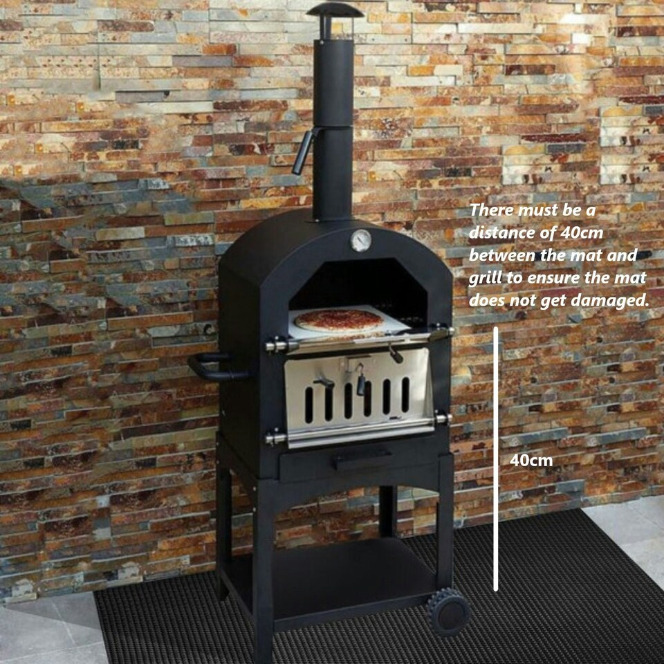 image 1 of BBQ Floor Protection Mat - 150cm x 90cm