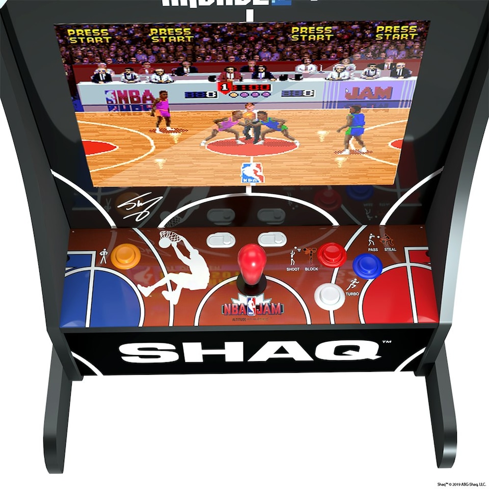 image 1 of Arcade1Up NBA Jam Partycade Machine Black