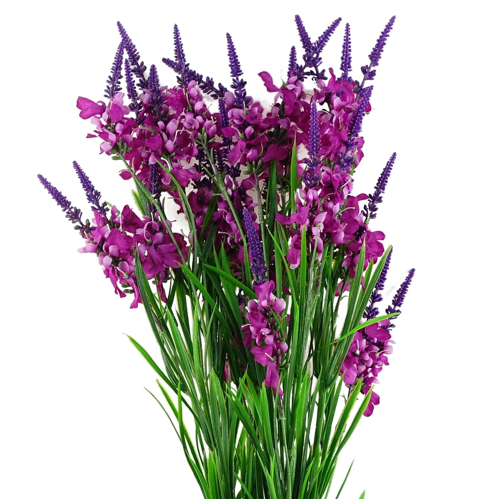 Pegdev Pack of 6 Pink Larkspur Stems 80cm Silk Flowers
