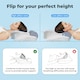 image 4 of Lavio Ergonomic Memory Foam Neck Pillow Support Bar for Cervical Pain Relief