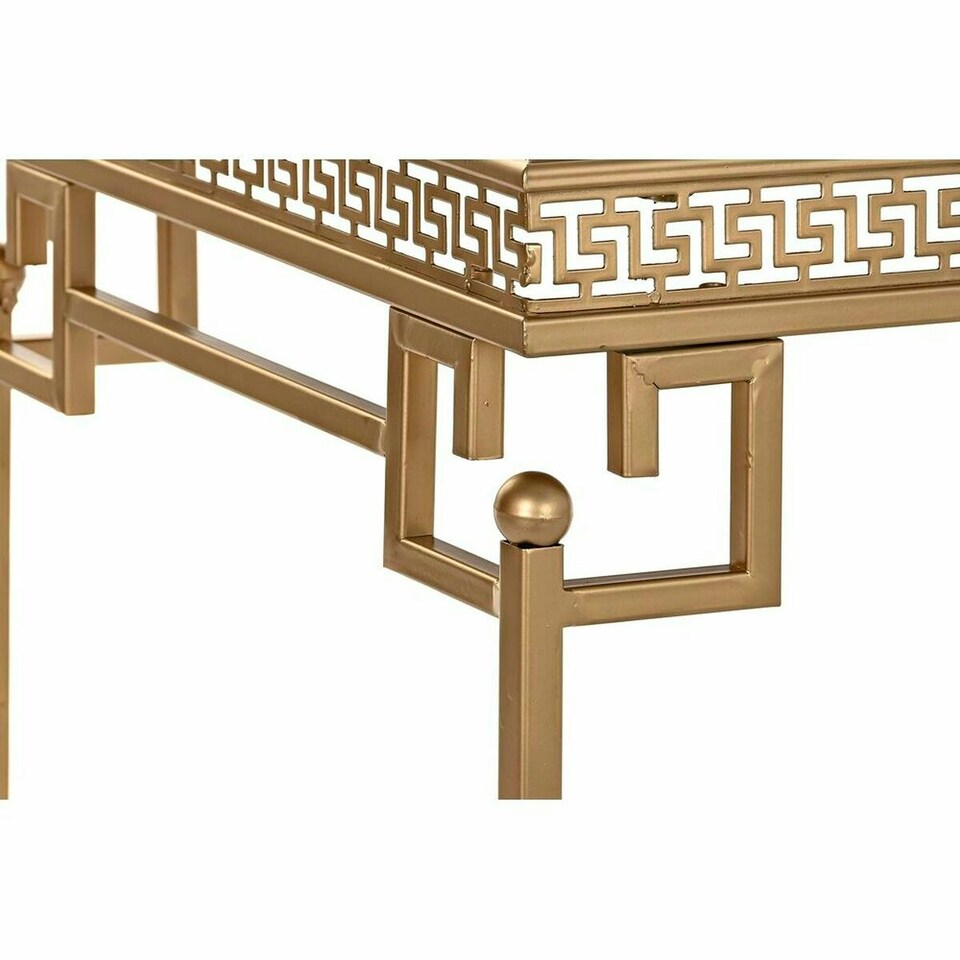 image 1 of Centre Table DKD Home Decor Mirror Metal Aluminium 85 x 44 x 48 cm N/A