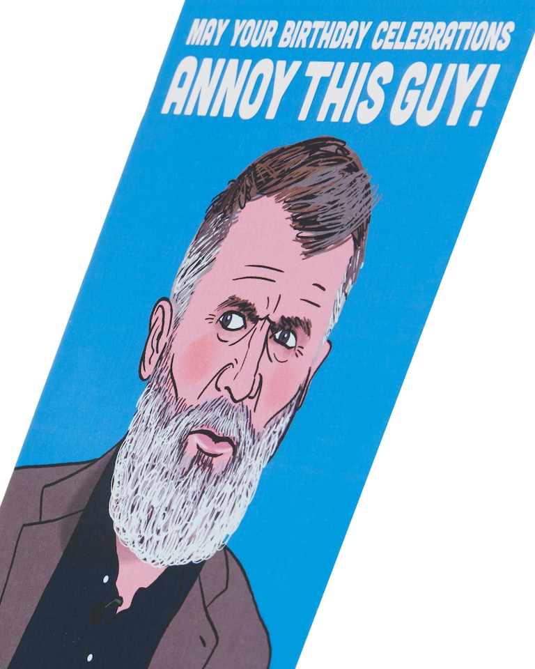 image 1 of Humour Birthday Card - Annoy This Guy