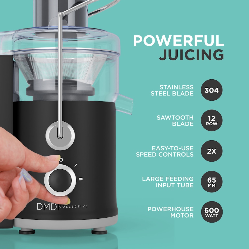 image 1 of DMD Centrifugal Power Juicer, with 3'' Food Chute For Whole Fruit and Vegetables