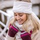 image 3 of Ladies Cable Knitted Fleece Lined Thermal Winter Ear Warmer Headband | Pink | Pink | One Size | 1