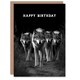image 1 of Happy Birthday Wolf Pack Animal Photograph Birthday Card