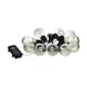 image 1 of Eglo Libisa LED 4.5 Meter Black Transparent Outoor Fairy Lights Black