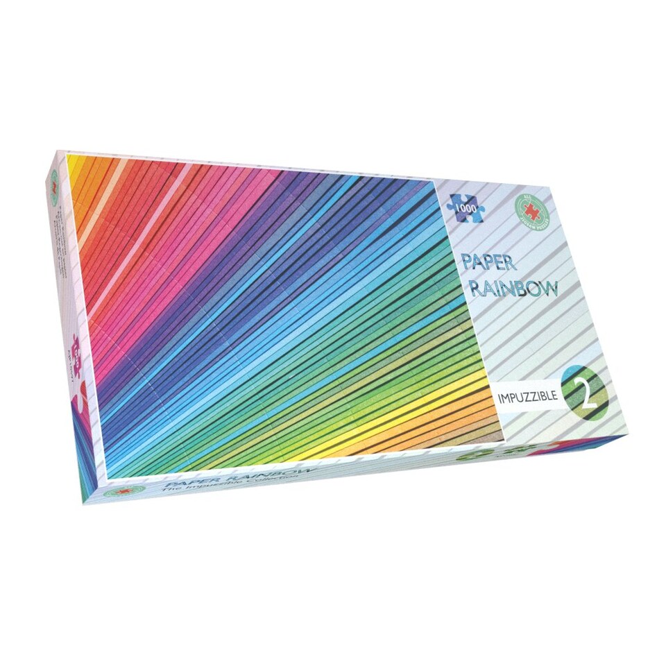 image 1 of Paper Rainbow - Impuzzible No.2 - Impuzzible 1000 piece