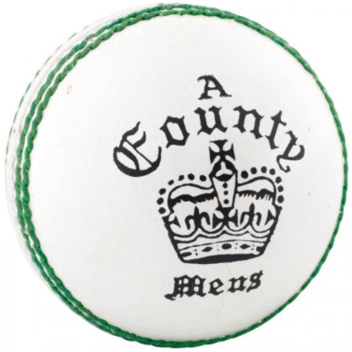 Readers Childrens/Kids County Crown Leather Cricket Ball - White - One Size