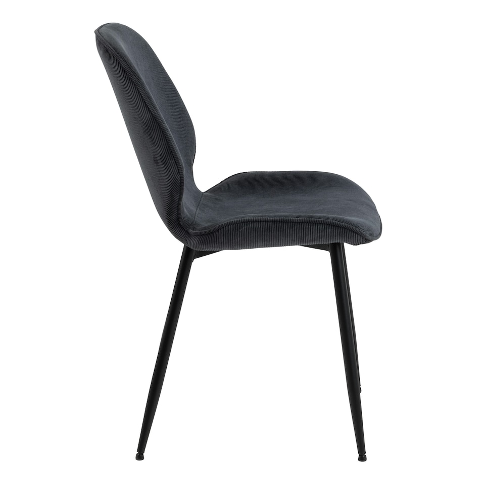 image 1 of Femke Dining Chair in Anthracite Set of 4
