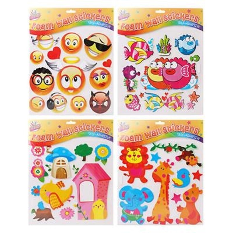 image 1 of 3D Foam Wall Stickers Assorted Design