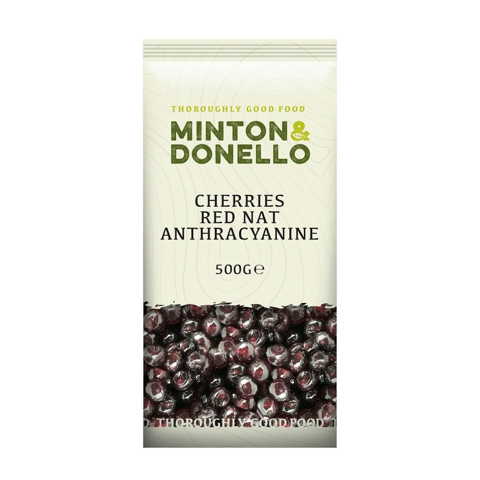 image 1 of Minton & Donello Red Natural Anthocyanin Cherries 6 x 125g | Multi