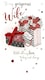 image 2 of Wife Birthday Card Greeting Card Hand-Finished Champagne Range Cards