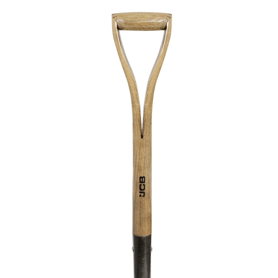image 1 of JCB 120 x 250mm Heritage Garden Spade, Heavy-Duty Steel Blade, Ash Wood Split YD Handle