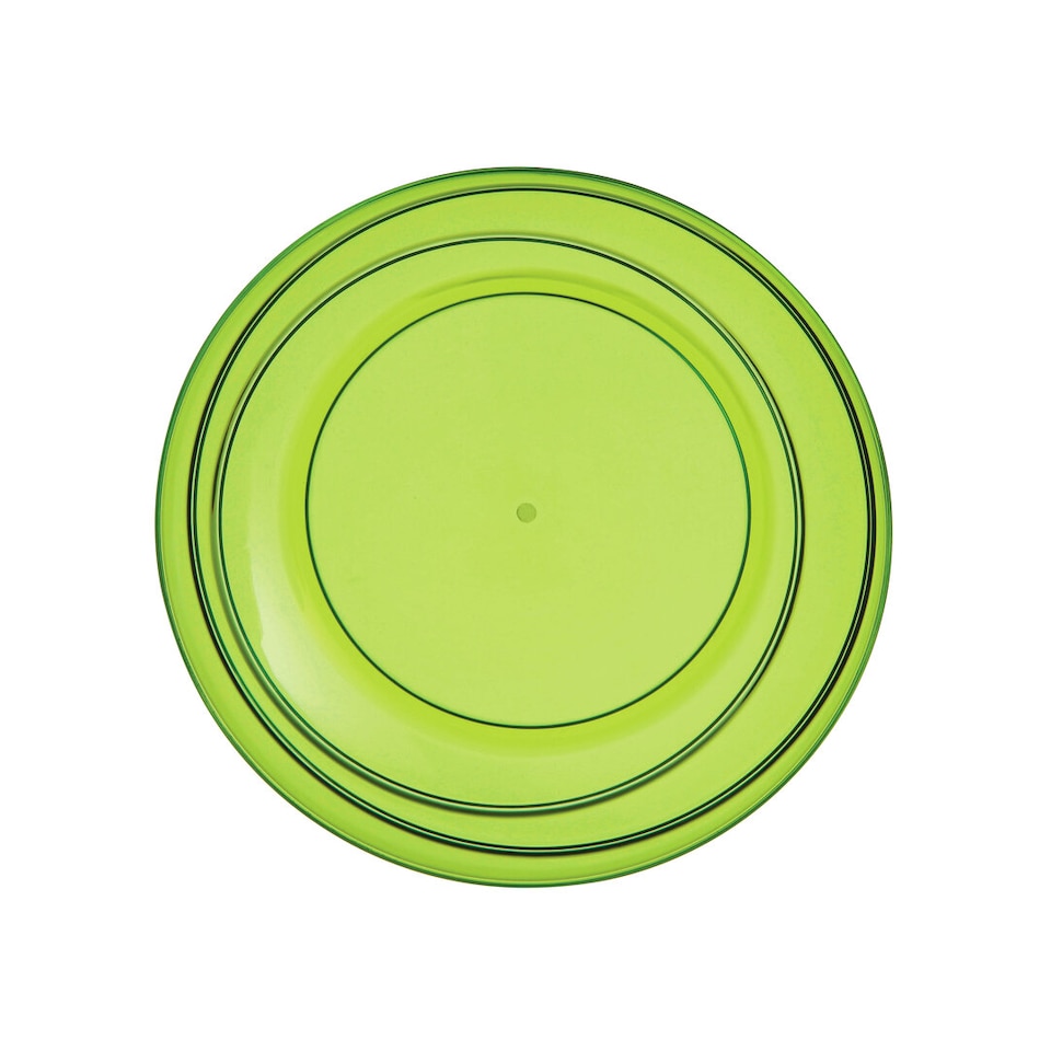 image 1 of Green Plastic Small Summer Plate