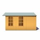 image 3 of Delmora 8 x 12 Shiplap Summerhouse - Wood - L392.1 x W261.3 x H217.4 cm Brown