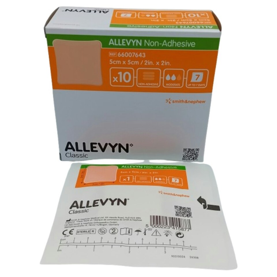 Allevyn Non-Adhesive 5x5 Box of 10