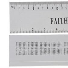 Faithfull - Aluminium Rule 300mm / 12in