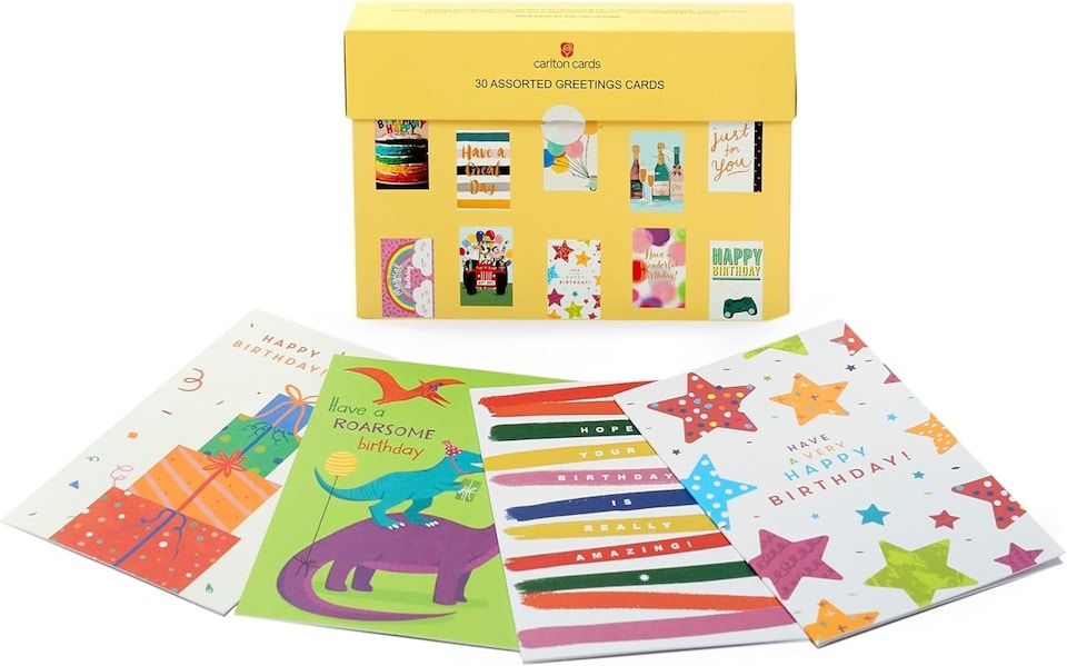 image 1 of Bright Designs Multipack of 30 Assorted Birthday Cards