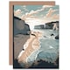 image 1 of White Cliffs Bay Travel Coastal Landscape Greeting Card
