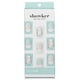 image 1 of Showker Gel Nail Strip # Csa701 Jewel Shooting Mint - 1pcs