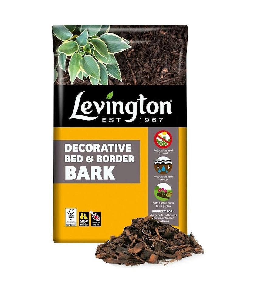 image 1 of Levington Decorative Bed & Border Bark 75L