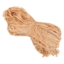 50gms Thick Natural Raffia Ribbon Bundles for Gift Wrapping