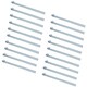 image 1 of HD Strap Tailgate Straight Hinge for 12.5mm Pins 460mm Long Zinc Plated 20pc Silver
